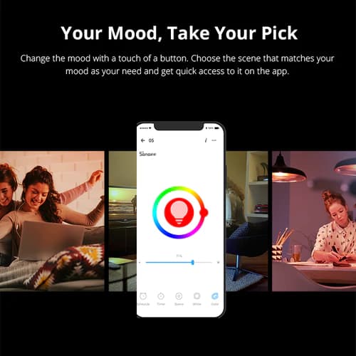 SONOFF Wi-Fi  RGB Smart LED Bulb
